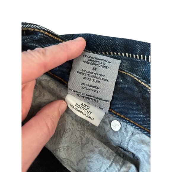 Silver Jeans Aiko Bootcut Jeans Womens 30x33 Blue Stretch Denim Low Rise - Picture 10 of 11